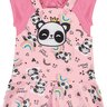 conjunto blusa e salopete bebe feminino panda rosa elian 211198 2