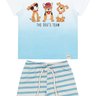 conjunto camiseta e bermuda bebe masculino dogs team branco marlan 60504 1