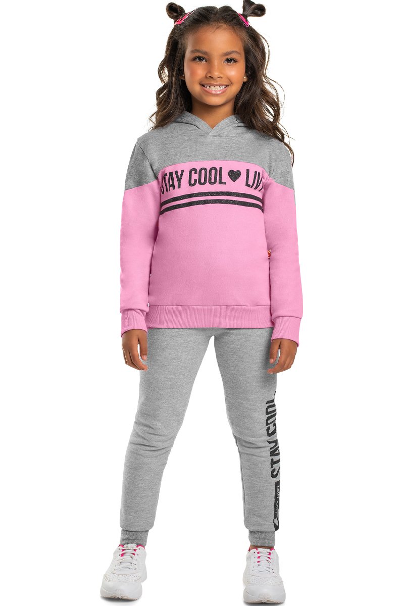 Infantil Feminino Roupa Moletom Infantil Por Atacado Conjunto