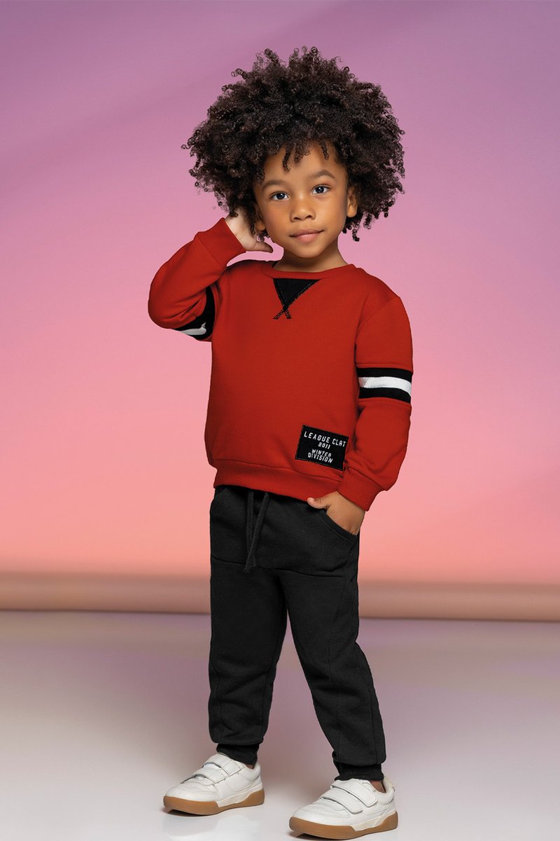 Casaco Moletom Infantil Conjunto De Inverno Infantil Masculino