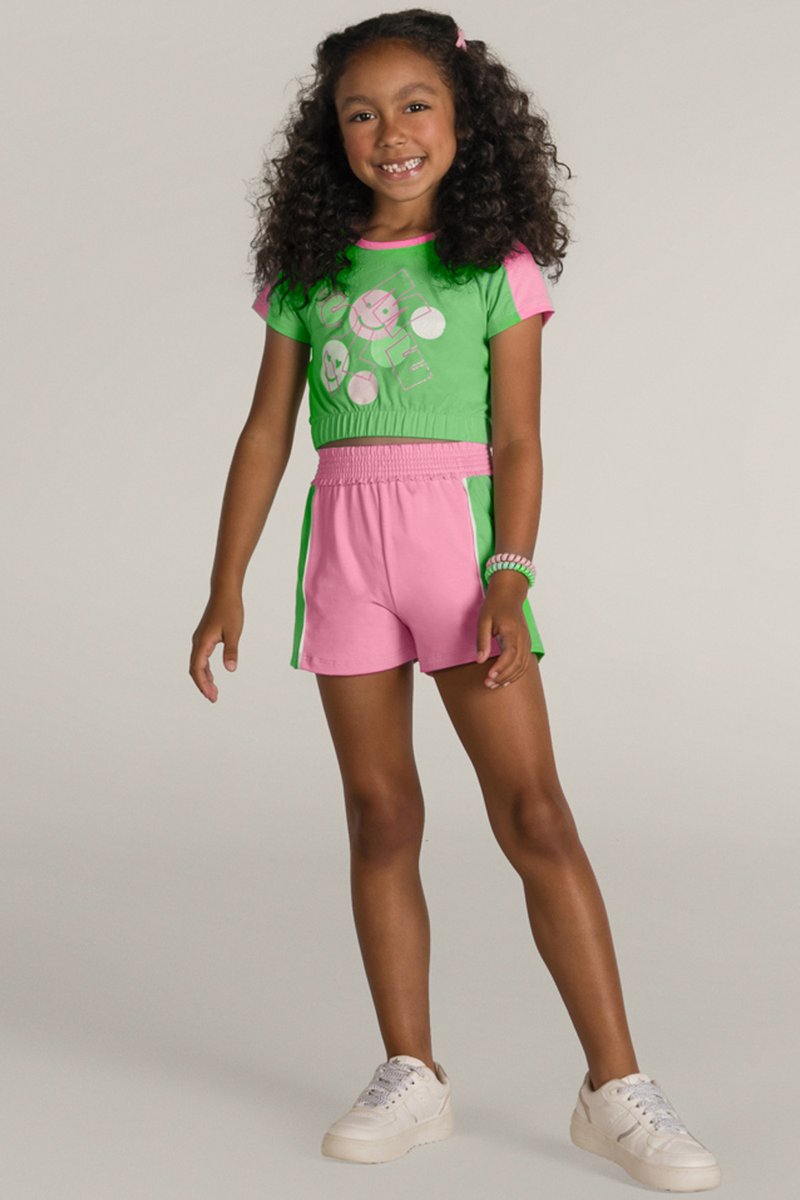 Conjunto Infantil BrÃ¡s Moda Infantil Moda Blogueira Roupa