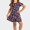 01 vestido infantil boca grande cotton estampado