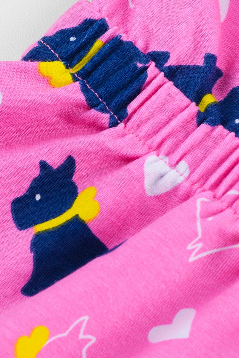 03 vestido infantil boca grande doguinhos