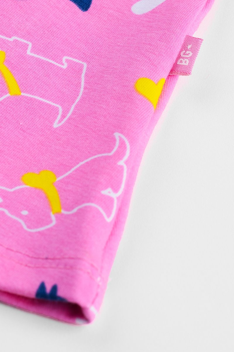 04 vestido infantil boca grande doguinhos