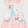 01 vestido bebe glinny cotton e malha crepe salmao