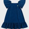 01 vestido jeans infantil glinny marinho