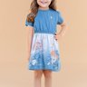 18 vestido infantil glinny tecido alfaiataria