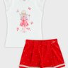 01 conjunto infantil menina glinny fada