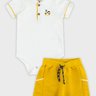 01 conjunto body bebe menino glinny off white
