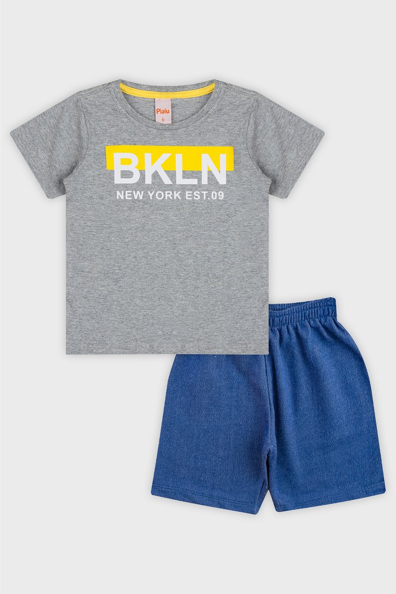 03 conjunto pialu infantil menino brooklyn