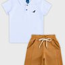 01 conjunto polo infantil menino reirex branco