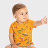 01 conjunto bebe menino reirex dinos laranja