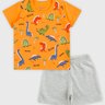 02 conjunto bebe menino reirex dinos laranja