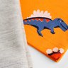 04 conjunto bebe menino reirex dinos laranja
