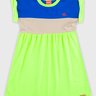05 vestido infantil kely kety meia malha amarelo