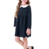 01 vestido em molecotton felpado infantil marlan