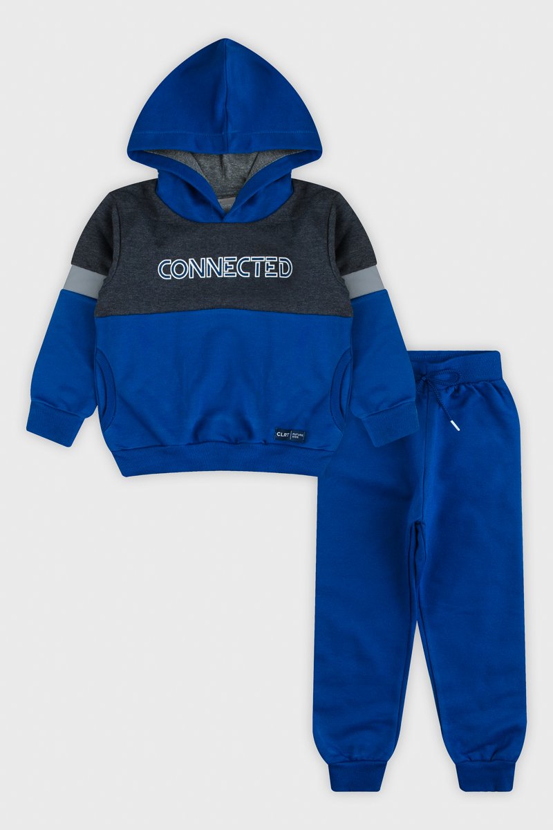 Conjunto Moletom Infantil Menino Connected Colorittá