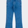 01 calca jeans pantacourt infantil menina anna chica