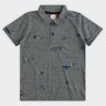 01 camisa polo meia malha infantil menino brandili