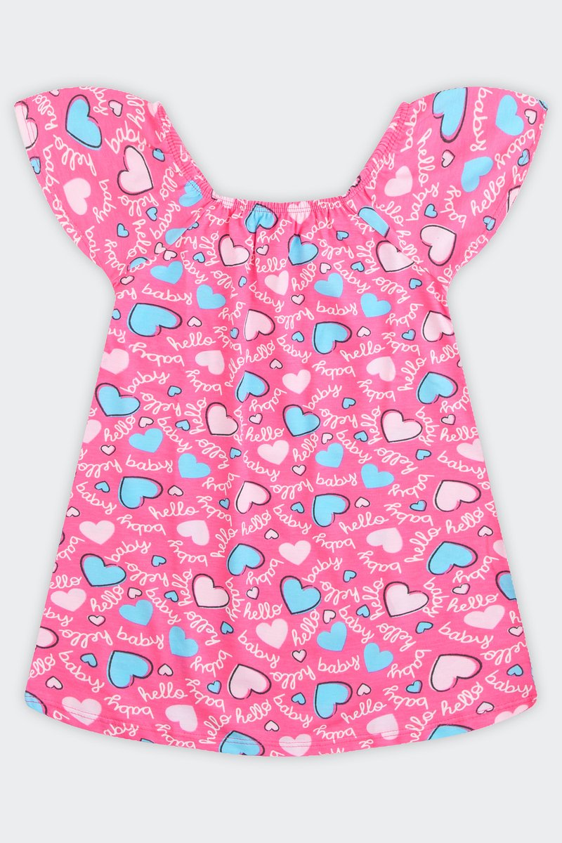 04 vestido em meia malha infantil menina brandili