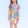 01 vestido infantil menina dia lindo fakini