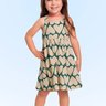 01 vestido infantil menina coracoes fakini