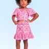 04 conjunto infantil menina em cotton estampado fakini