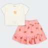 02 conjunto infantil menina morangos fakini