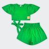 02 conjunto infantil menina em cotton flame fakini
