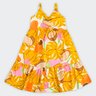 02 vestido midi infantil menina tropical fakini