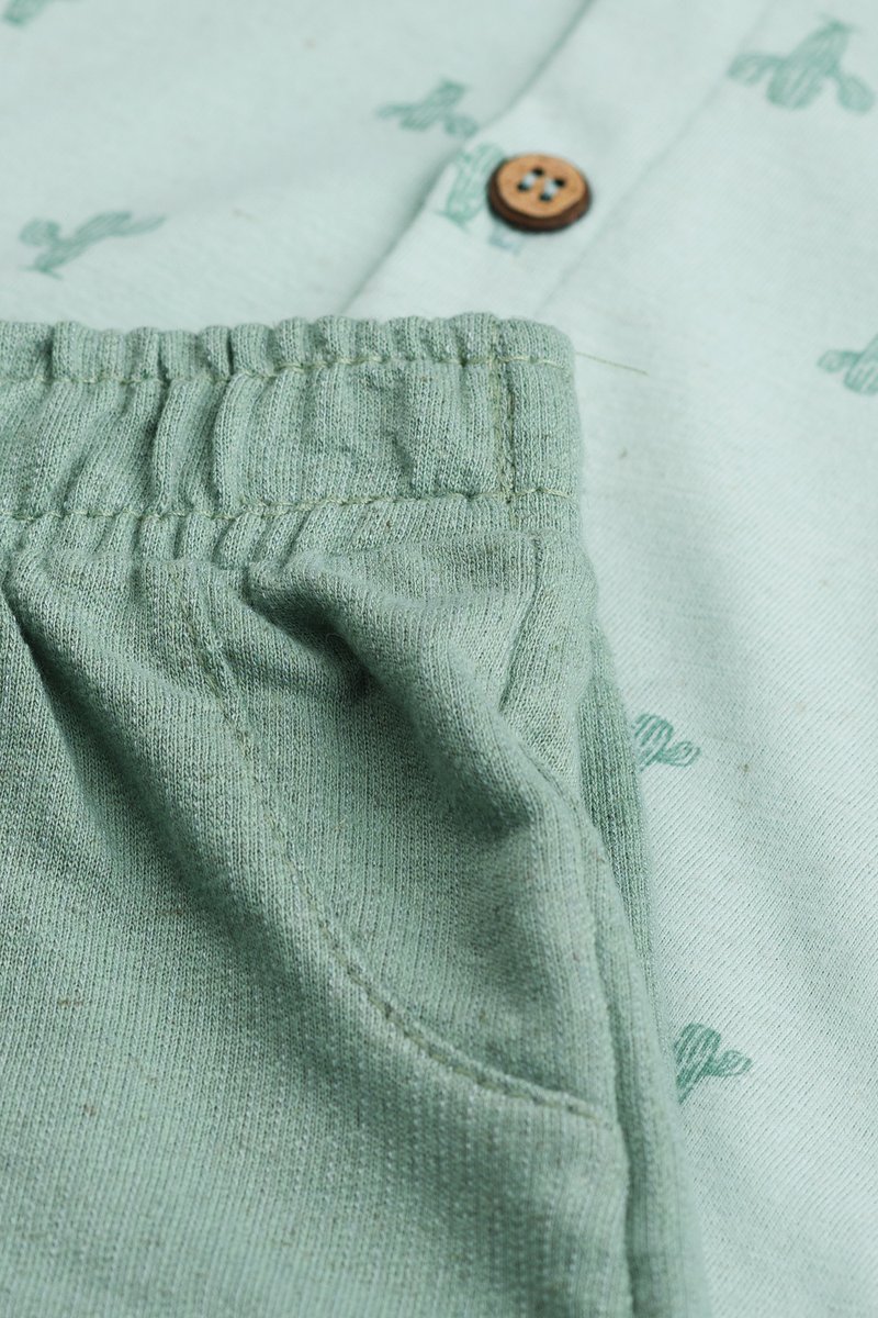 03 conjunto camisa algodao linho bebe menino coloritta