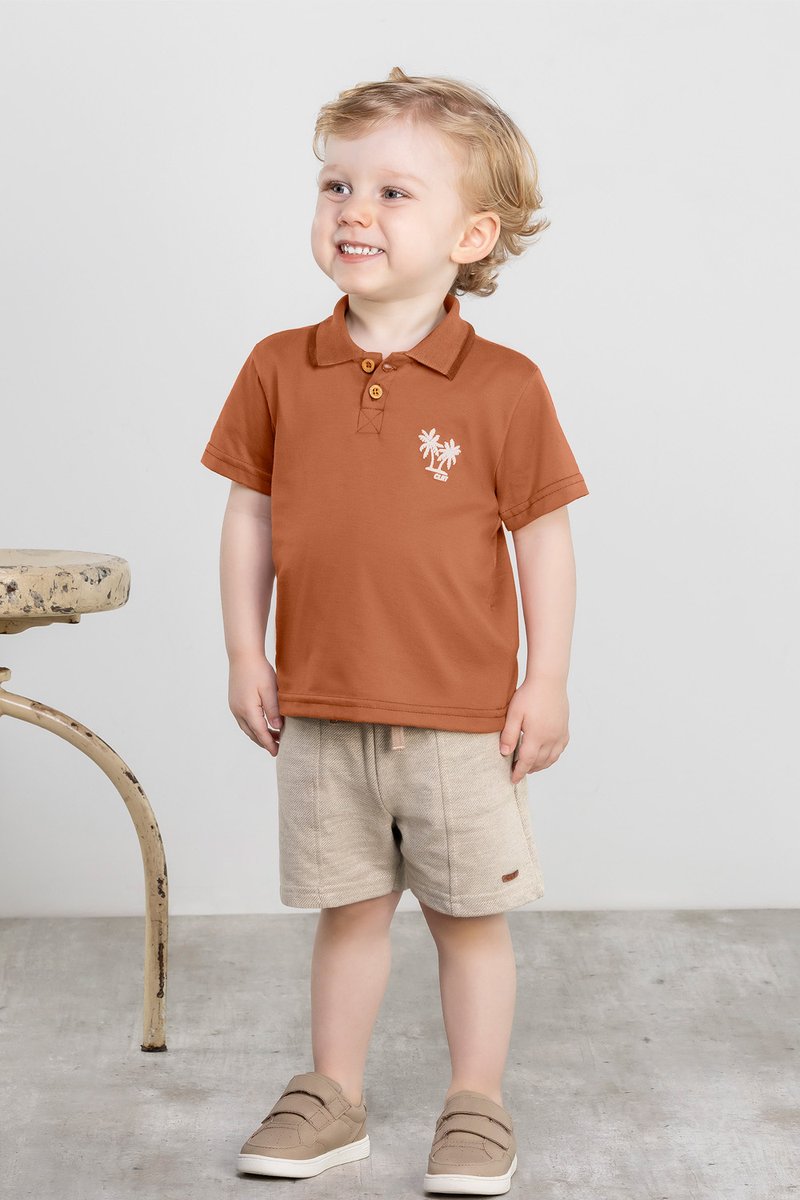 04 conjunto polo infantil menino coloritta