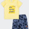 01 conjunto infantil menino sea waves elian