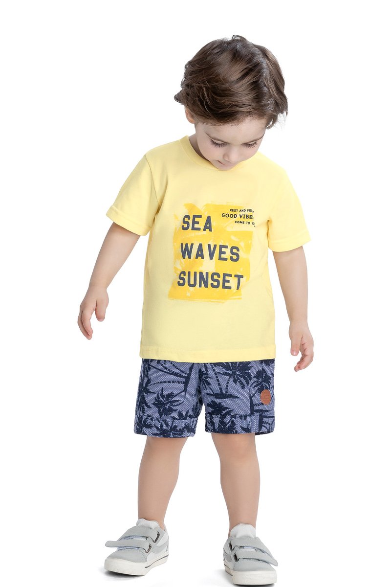 04 conjunto infantil menino sea waves elian