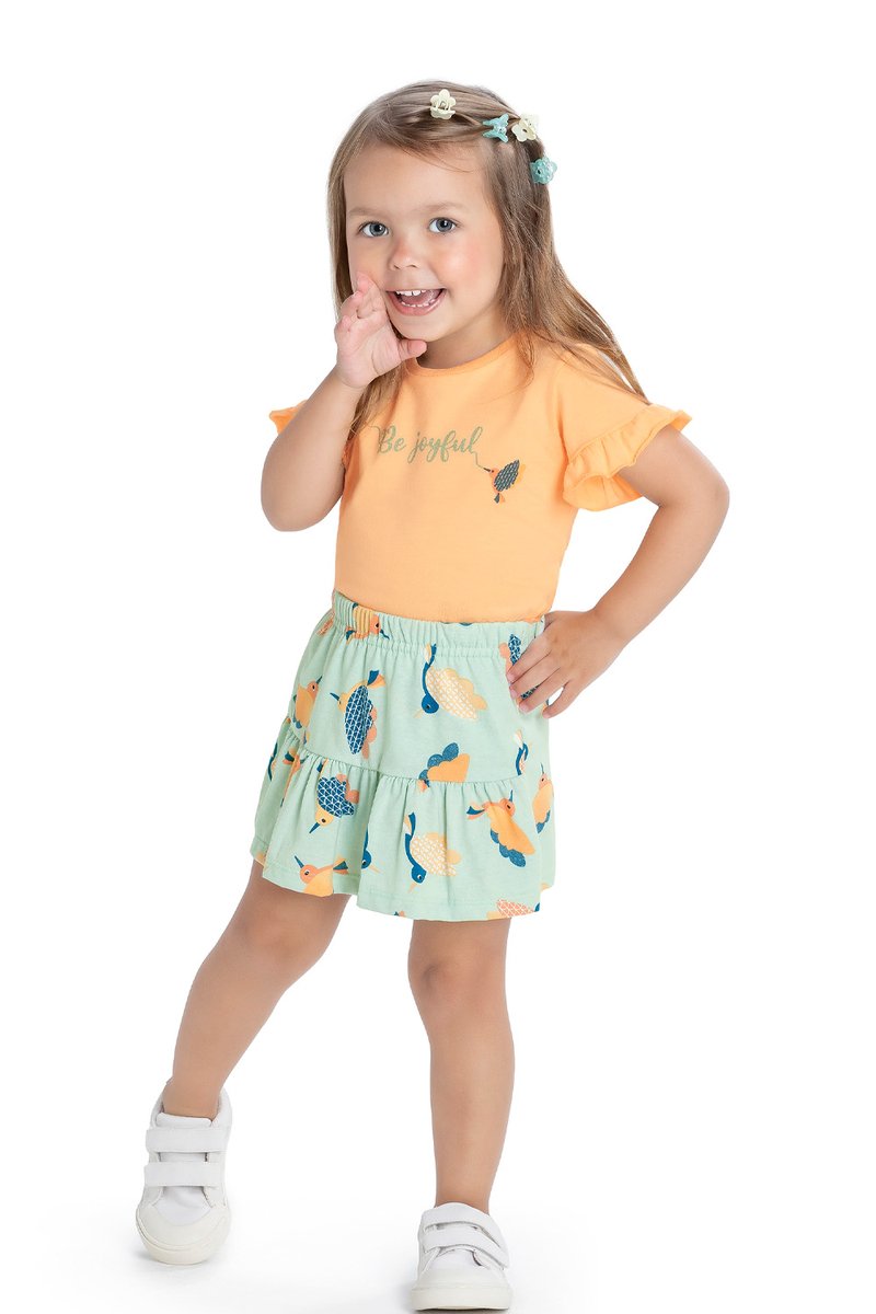 04 conjunto infantil menina be joyful elian