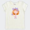 01 blusa infantil menina em cotton elian