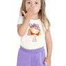 04 blusa infantil menina em cotton elian