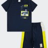 01 conjunto infantil menino new adventurer elian