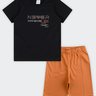 01 conjunto infantil menino never give up elian
