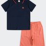 01 conjunto camisa polo infantil menino elian