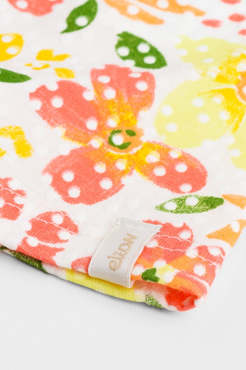 06 vestido infantil menina meia malha flores elian