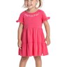 02 vestido infantil menina malha algodao texturizada elian
