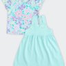 03 conjunto blusa e vestido bebe menina elian