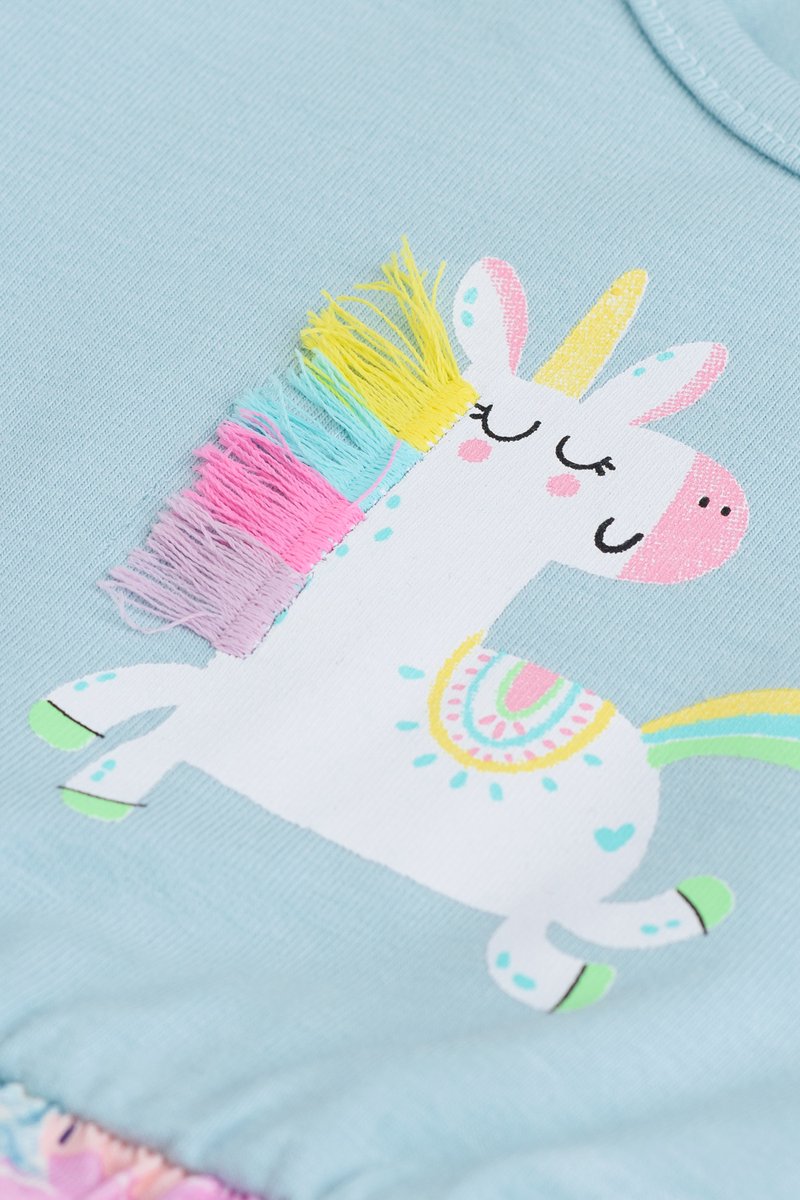 08 vestido bebe menina unicornio elian