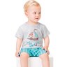 01 conjunto bebe menino camiseta e bermuda marlan