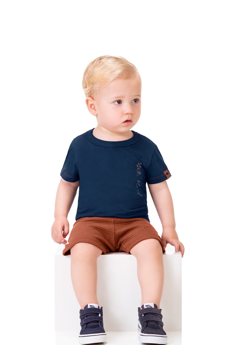 01 conjunto bebe menino island marlan