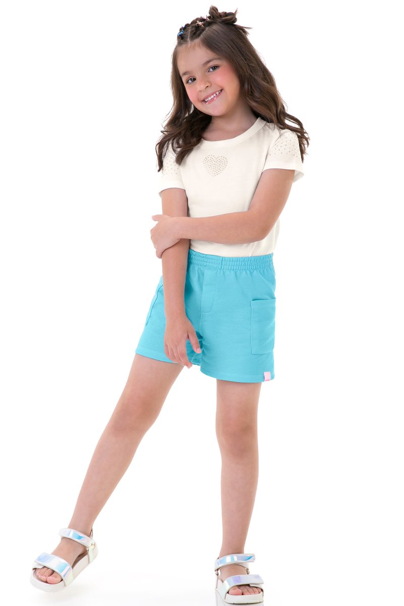 01 conjunto infantil menina coracao marlan