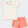 02 conjunto infantil menina blusa canelada marlan