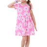 01 vestido infantil menina em meia malha flower marlan