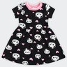 02 vestido infantil menina malha nikko pandas alakazoo